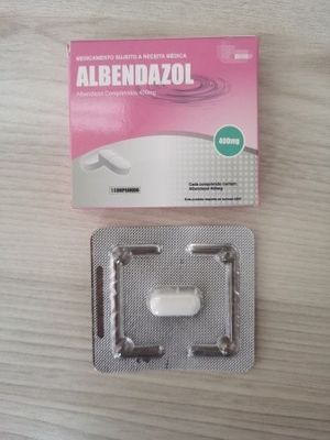 Albendazole comprimés 200 mg 400 mg médicament antiparasitaire BP / USP