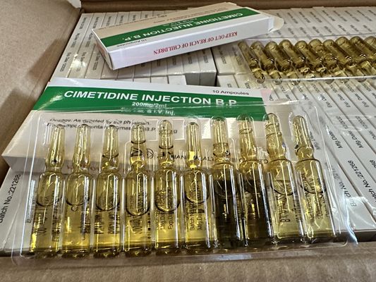 Cimetidine Médicaments injectables 200 mg / 2 ml 2*5 ampoules / boîte