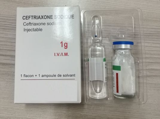 Ceftriaxone poudre de sodium injectable 1,0 g