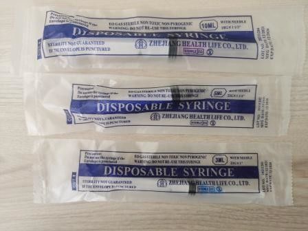 1ML 2ML 3ML 5ML 10ML 20ML 30ML 50ML 60ML Seringues Produits médicaux à usage unique