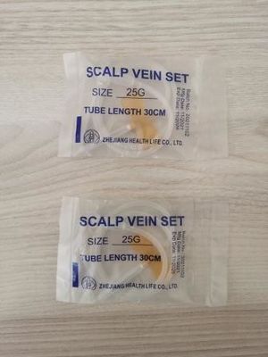 Produits médicaux jetables pour les veines du cuir chevelu avec papillon type 16G-27G