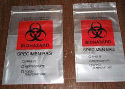 Les sacs de protection contre les risques biologiques en polyéthylène plastique thermiquement étanches répondent aux normes de la FDA et de l'UE