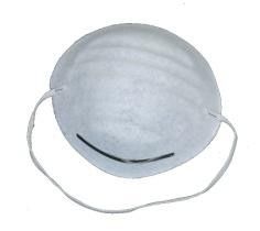 Masque antipoussière à usage unique à base de carbone actif non tissé N95