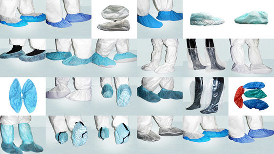 Produits textiles médicaux à usage unique, couvertures de chaussures non tissées en PP CPE