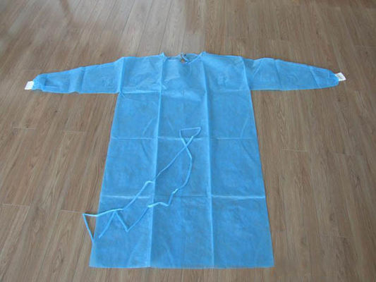 Vêtements médicaux jetables non tissés SMS / PP + PE / Vêtements pour patients en isolement chirurgical SM L XL