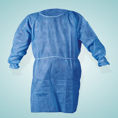 Vêtements médicaux jetables non tissés SMS / PP + PE / Vêtements pour patients en isolement chirurgical SM L XL