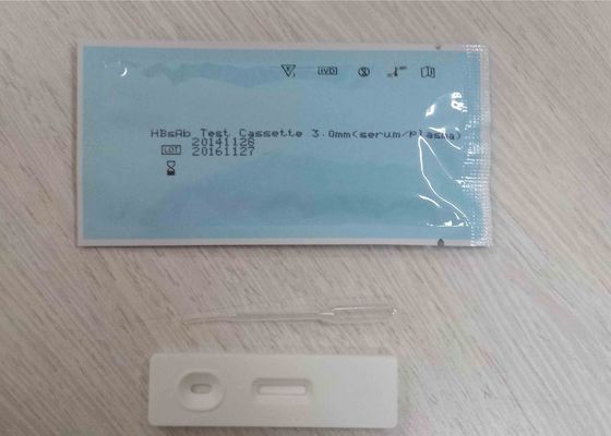 Un kit de test rapide en une étape médicale de haute précision Hbsag / Hbsab Cassette / bande