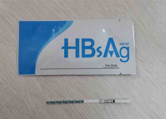 Un kit de test rapide en une étape médicale de haute précision Hbsag / Hbsab Cassette / bande