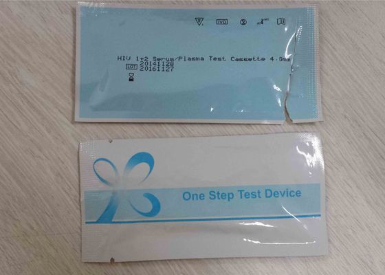 CE ISO13485 marqué avec le kit de test rapide VIH 1+2 Serum/Bande de plasma/Cassette