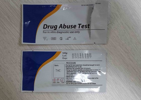 CE ISO13485 Marquage des kits de tests rapides de toxicomanie Serum / bande plasmatique / cassette