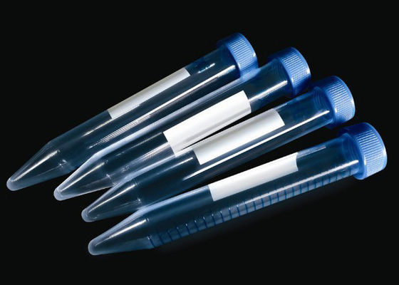 Produits de consommation de laboratoire OEM Tubes centrifugeuses à vis à capuche transparente 15ML 50ML