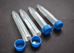 Produits de consommation de laboratoire OEM Tubes centrifugeuses à vis à capuche transparente 15ML 50ML