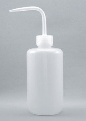 Consommables de laboratoire pour bouteilles de lavage en plastique de capacité différente