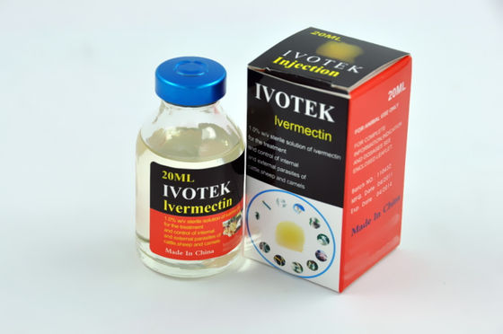 Invermectine Injection 1% 20 ml 50 ml 100 ml Médicaments vétérinaires Médicament antiparasitaire
