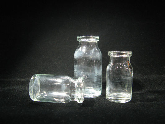 Matériau d' emballage pharmaceutique, flacon en verre moulé rond de 5 ml à 250 ml pour antibiotiques