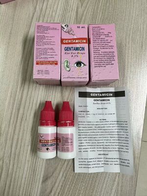 Gentamycine gouttes pour les yeux BP / USP Médicaments pharmaceutiques